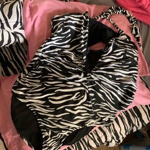 Zebra Torrid Bathing suit